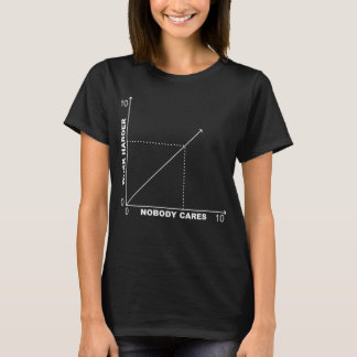 Camiseta Gracioso a nadie le importa el diagrama de diagram