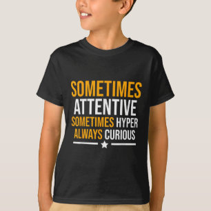 Camiseta Gracioso A Veces Atento Consciente De La Salud Men