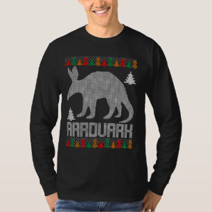 Camiseta Gracioso Aardvark Merry Christmas Aardvarks Animal