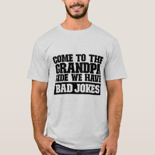 Camiseta Gracioso Abuelo chistes malos arte de palabras
