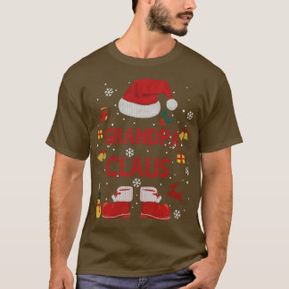 Camiseta Gracioso abuelo Claus Xmas Pajama Tee