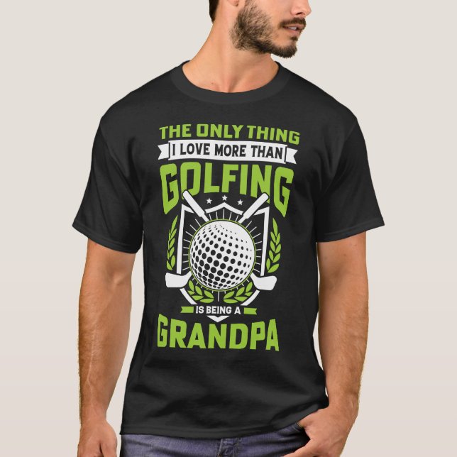 Camiseta Gracioso abuelo de golf (Anverso)