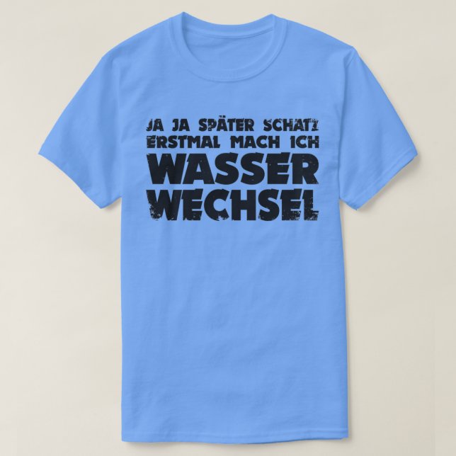 Camiseta Gracioso acuario acuario regalo acuático 10 (Diseño del anverso)