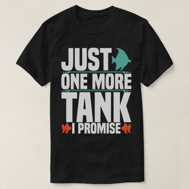 Camiseta Gracioso Acuario Fish Tank (Diseño del anverso)