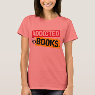 Camiseta Gracioso Adicto A Los Libros Leyendo Regalo
