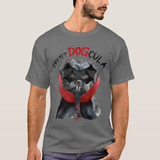 Camiseta Gracioso Affenpinscher Perro Vampiro Halloween Cos