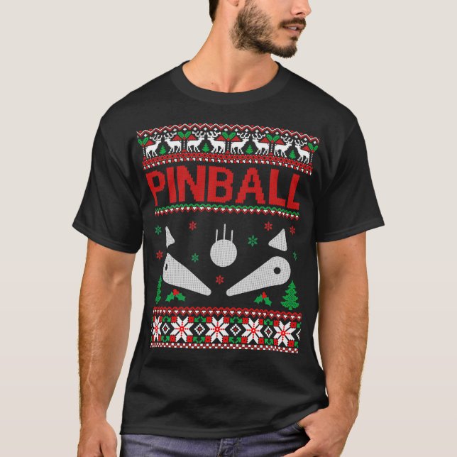 Camiseta Gracioso aficionado a los deportes de Pinball Sant (Anverso)