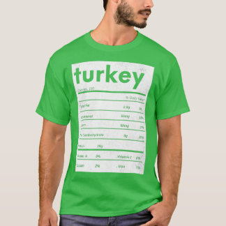 Camiseta Gracioso agradecimiento en Turquía por los datos n