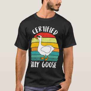 Camiseta Gracioso agricultor de ganso goose con certificaci