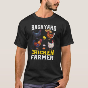 Camiseta Gracioso agricultor de pollo de patio trasero