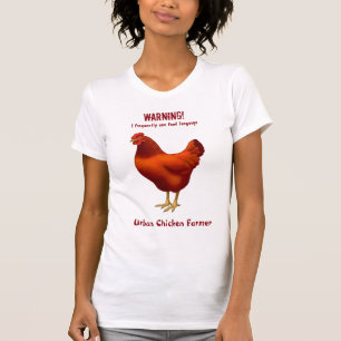 Camiseta Gracioso agricultor de pollo Red Hen