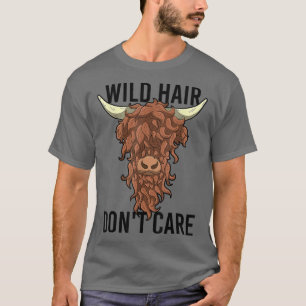 Camiseta Gracioso agricultor de vacas de Highland, un país