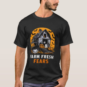 Camiseta Gracioso agricultor disfraz Halloween Spooky calab