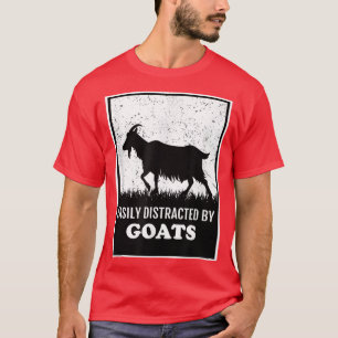 Camiseta Gracioso agricultor Goat Lover Distrado Fácilmente