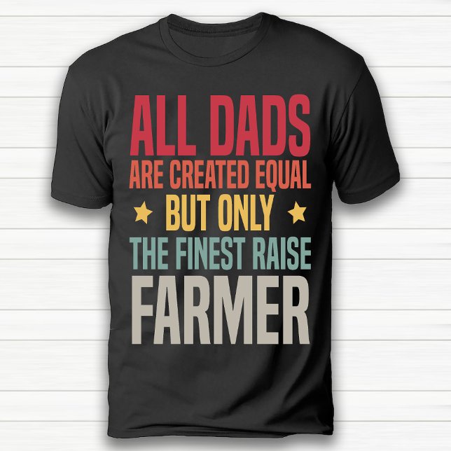 Camiseta Gracioso agricultor retro de cosecha papá agricult (Funny Retro Vintage Farmer Dad Agriculture Black T-Shirt)