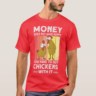Camiseta Gracioso agricultor Rooster Hen Chicken