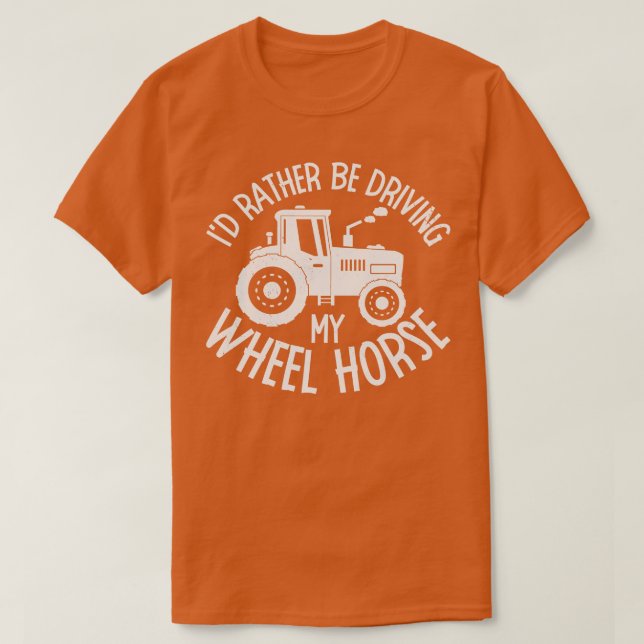 Camiseta Gracioso agricultor Tractor de agricultura de ranc (Diseño del anverso)