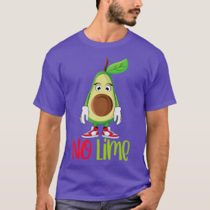 Camiseta Gracioso aguacate guacamole sin lima