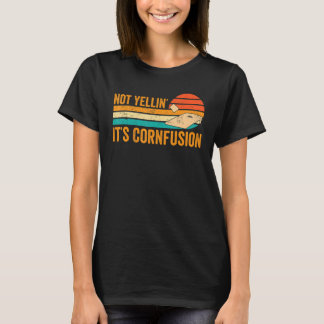 Camiseta Gracioso agujero de maíz retro no yellin', es C