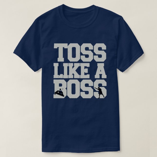 Camiseta Gracioso agujero de maíz Toss Como Jefe, jugador d (Diseño del anverso)