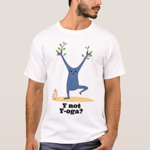 Camiseta Gracioso Alfabeto Y - ¿Por qué no yoga? Personaliz