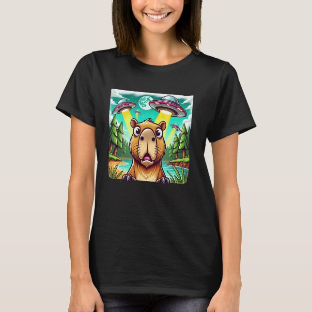 Camiseta Gracioso Alien Meme Animal Lover Zookeeper Cute Ca (Anverso)
