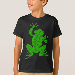 Camiseta Gracioso amante de la rana Polka Dot Art estudiant