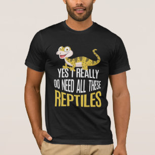 Camiseta Gracioso amante de los reptiles niños adorados con