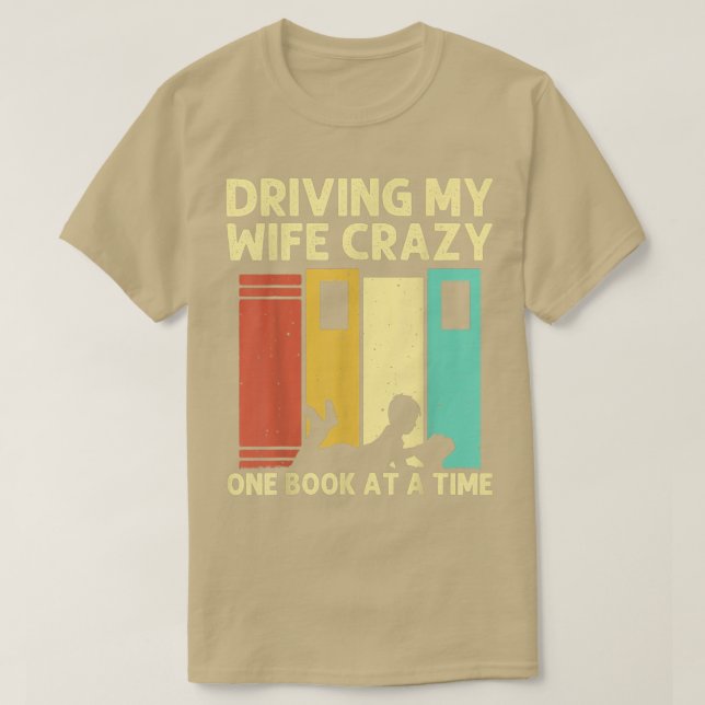 Camiseta Gracioso amante del diseño de libros Hombres Papá  (Diseño del anverso)
