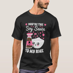 Camiseta Gracioso Amante Extra De Arroz Con Salsa De Soja A
