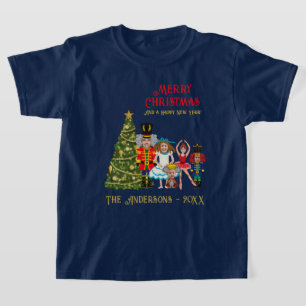 Camiseta Gracioso Añadir Su Familia De Nutcracker De Cara D