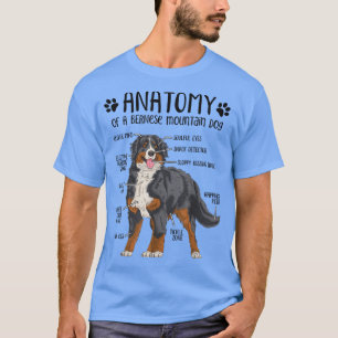 Camiseta Gracioso Anatomía Bernese Mountain Dog Berner Love