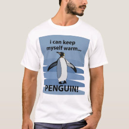 Camiseta Gracioso animal acuático sin vuelo pingüino