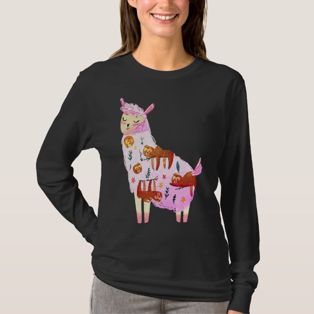 Camiseta Gracioso animal llamado Slote Cute (Anverso)