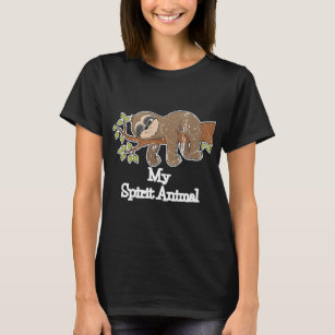 Camiseta Gracioso animal perezoso de espíritu eslovaco