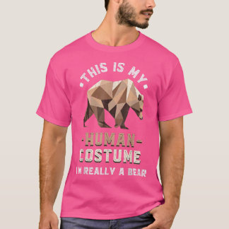 Camiseta Gracioso animal salvaje que ama el disfraz humano