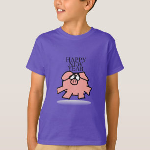 Camiseta Gracioso año de cerdo Personalizado 2019 Kids Tee