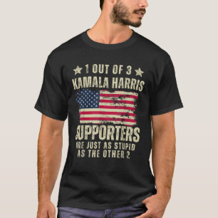 Camiseta Gracioso anti Kamala Harris Estúpido Chiste Bander