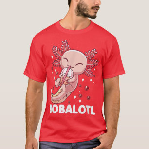 Camiseta Gracioso Aolotl Bobalotl Boba Tea Bubble Leche Kaw