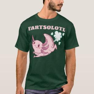 Camiseta Gracioso aolotl fart fartalotl meican fish Animale