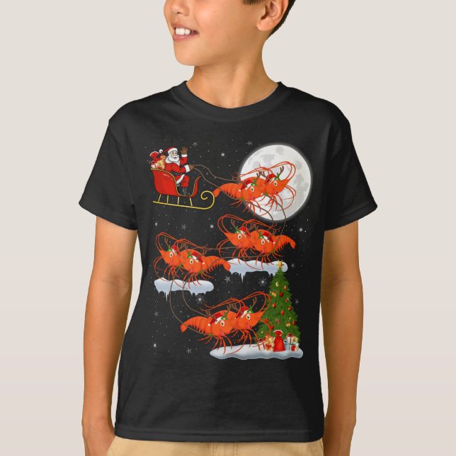 Camiseta Gracioso árbol de alumbrado navideño de esquisto d (Anverso)