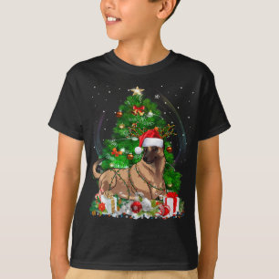 Camiseta Gracioso árbol de Navidad belga malinois Pajama