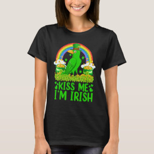 Camiseta Gracioso arcoiris me besa soy irlandés Raven Bird 