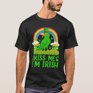 Camiseta Gracioso arcoiris me besa soy irlandés Raven Bird
