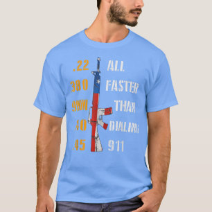 Camiseta Gracioso arma Rifle Estados Unidos Humor ofensivo 