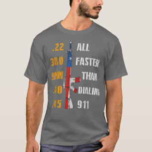 Camiseta Gracioso arma Rifle Estados Unidos Humor ofensivo 