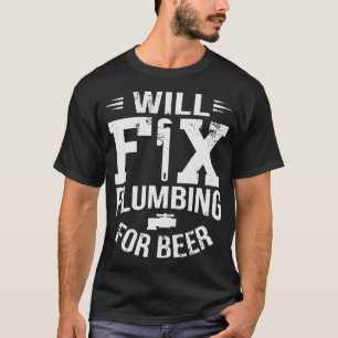 Camiseta Gracioso Arreglará La Plomilla Para El Chiste De 