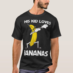 Camiseta Gracioso Arte Bananero Para Niños Berry Fruit Smoo