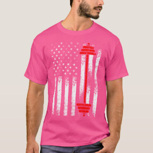 Camiseta Gracioso Arte Barbell Para Amantes De La Fitness D