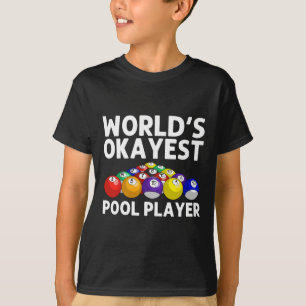 Camiseta Gracioso Arte Billiard Para Hombres Mujeres Billia